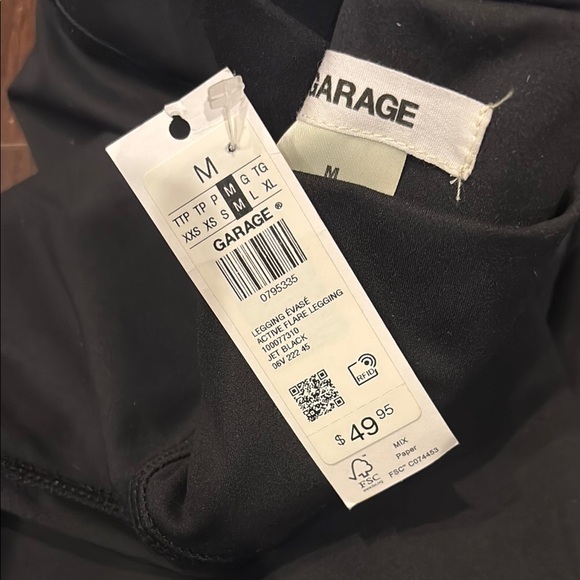 NWT Garage Black Flared Leggings - Picture 2 of 2
